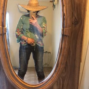 Embroidered tunic beautiful spring colors